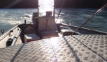 picture of salmon fishing boat close up